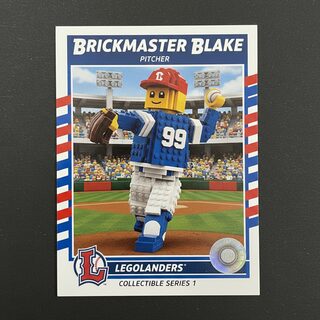 LEGO minifigure &mdash; baseball card