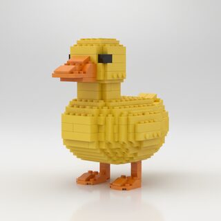 LEGO minifigure &mdash; a duck