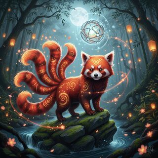 Kitsune &mdash; a red panda