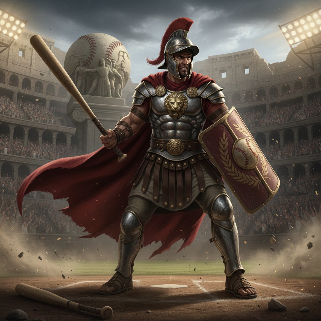 gladiator &mdash; Baseball Player &mdash; generated image