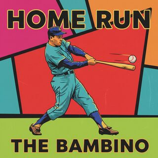 pop art silkscreen &mdash; Baseball Player