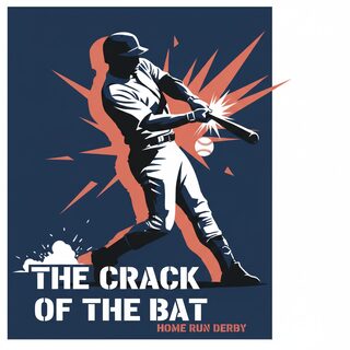 Stencil Graphic Poster &mdash; Baseball Player