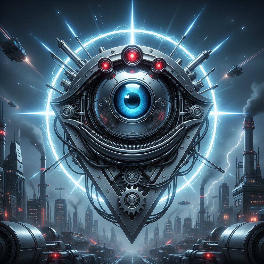 robot &mdash; eye of providence &mdash; generated image