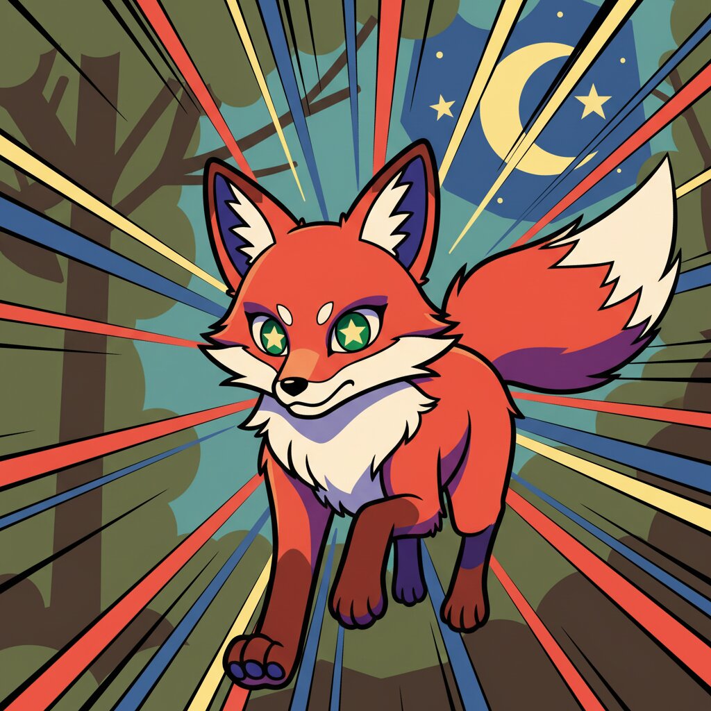 anime &mdash; Fox &mdash; generated image