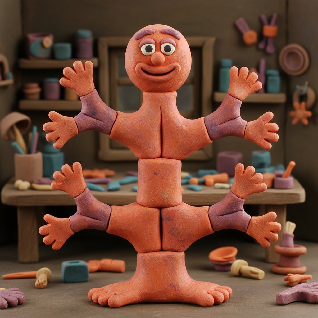claymation &mdash; Fractal &mdash; generated image