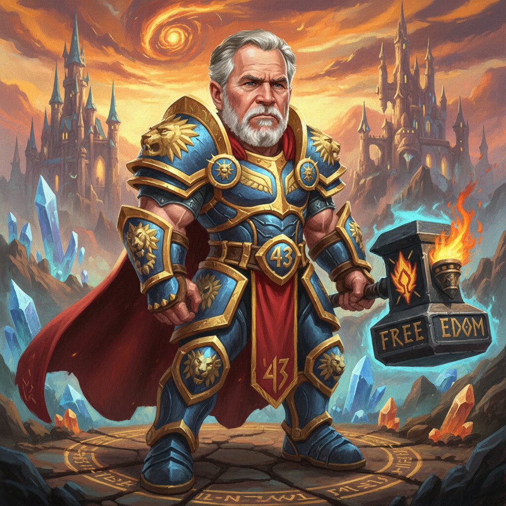 World of Warcraft &mdash; George W Bush &mdash; generated image