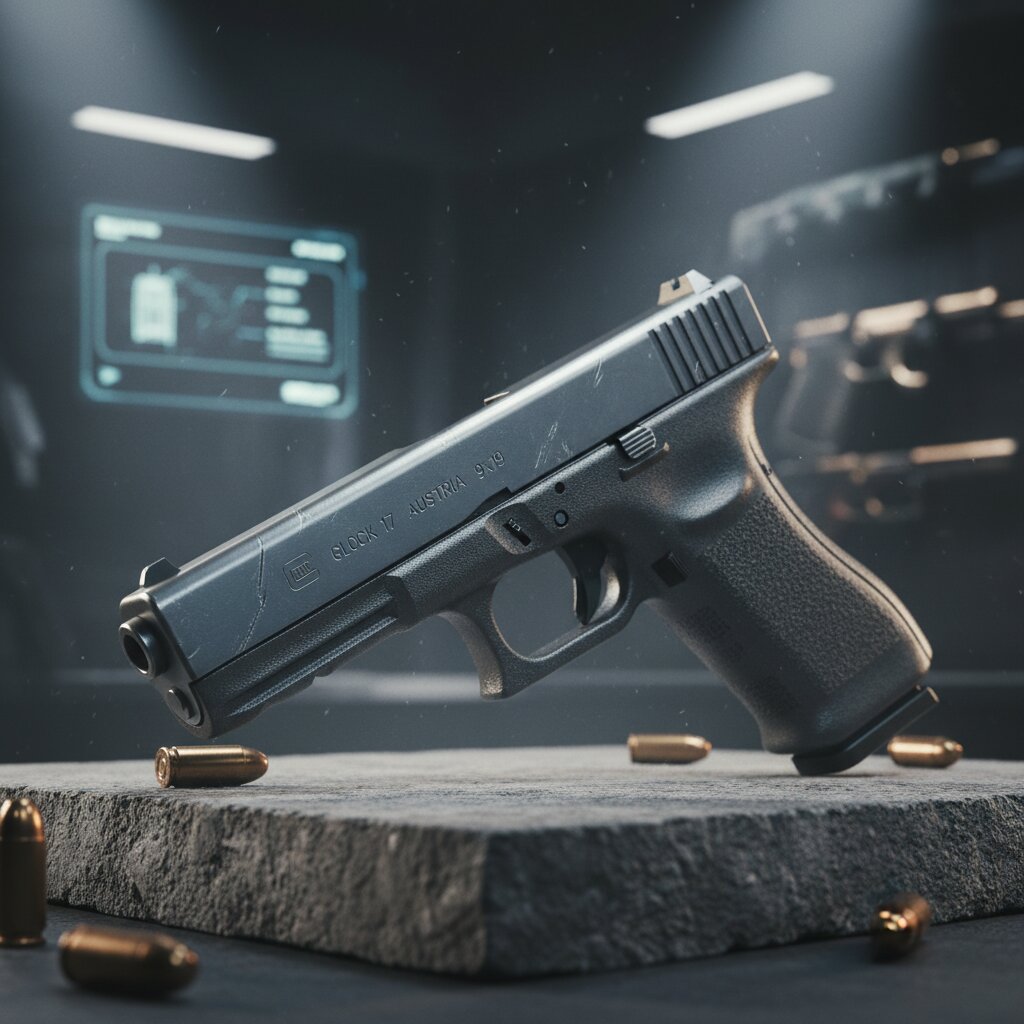 Unreal &mdash; glock 9 &mdash; generated image
