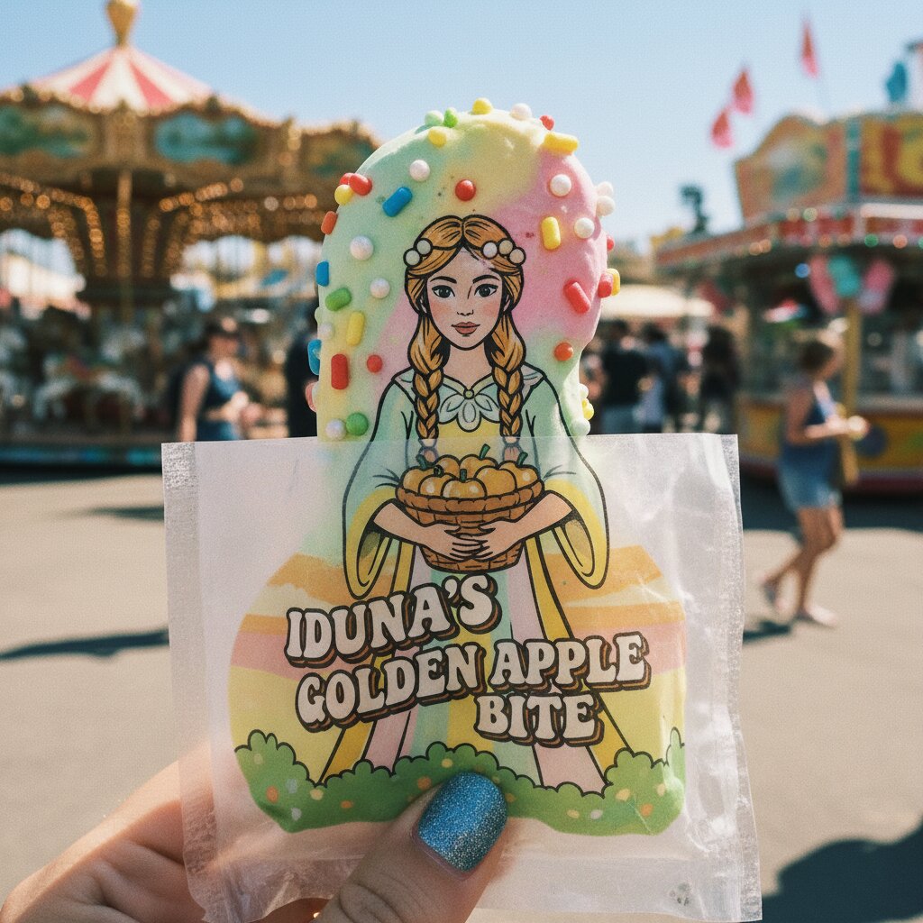 ice cream novelty &mdash; Iduna and Her Golden Apples &mdash; generated image