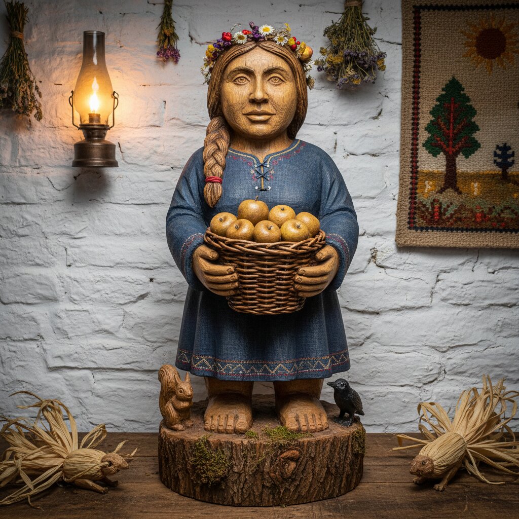 vernacular &mdash; Iduna and Her Golden Apples &mdash; generated image