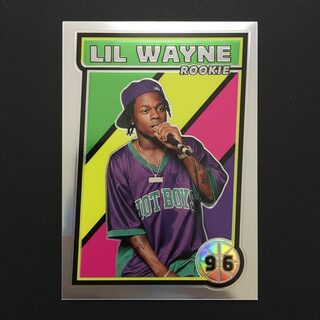 1990s glossy rookie card &mdash; Lil Wayne