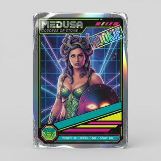 1990s glossy rookie card &mdash; Medusa