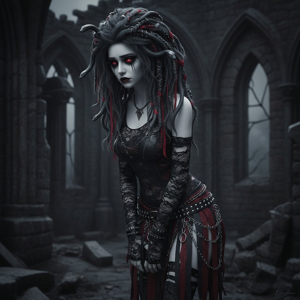 emo &mdash; Medusa &mdash; generated image