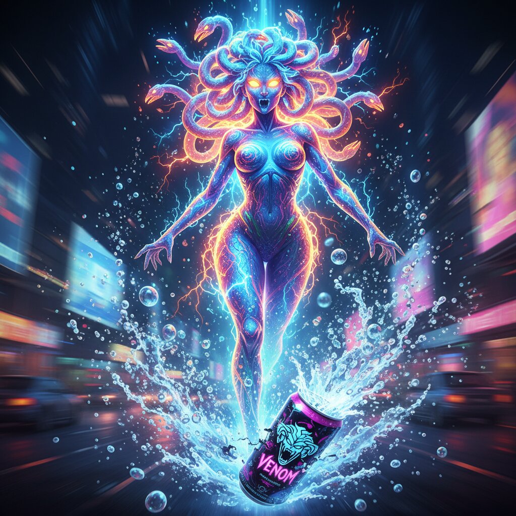Energy Drink &mdash; Medusa &mdash; generated image