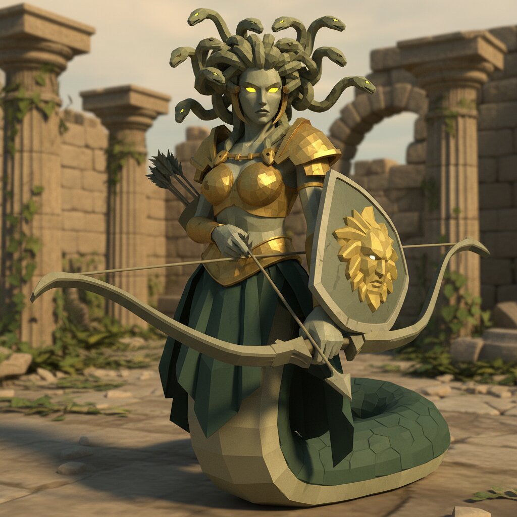 FFXI &mdash; Medusa &mdash; generated image