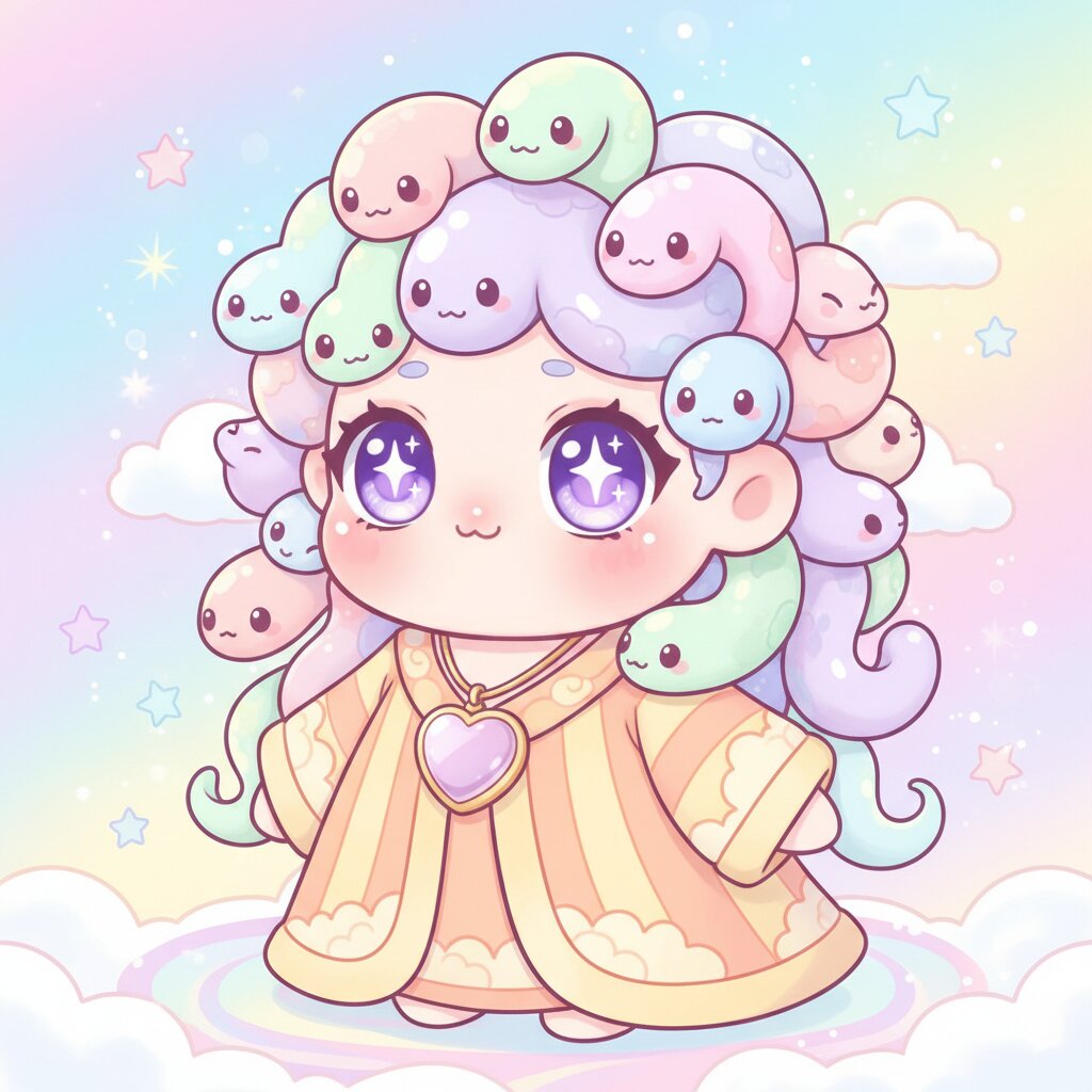 kawaii &mdash; Medusa &mdash; generated image
