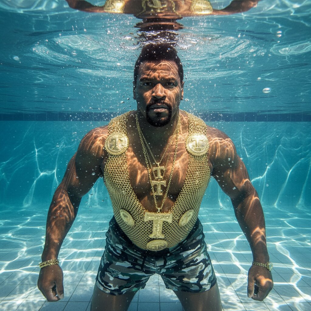 underwater &mdash; Mr. T &mdash; generated image