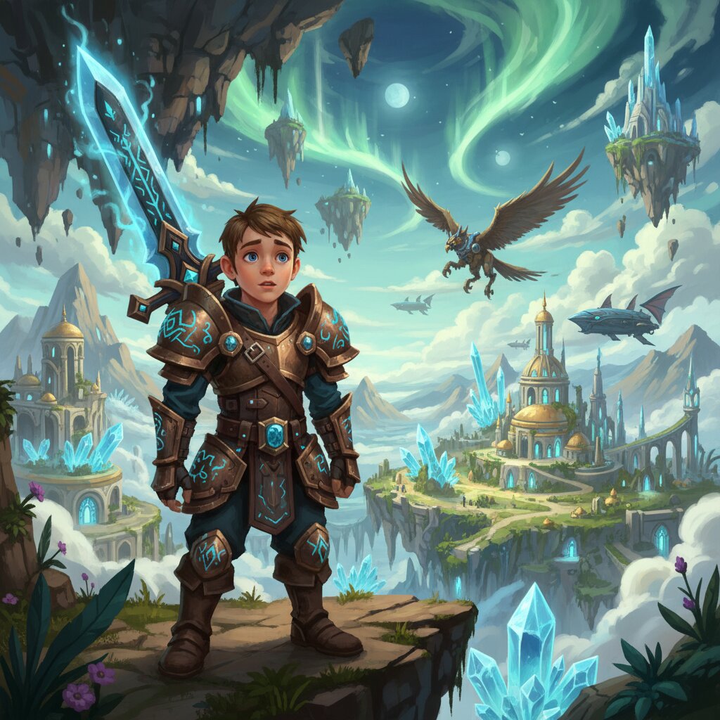 World of Warcraft × FFXI &mdash; naive &mdash; generated image