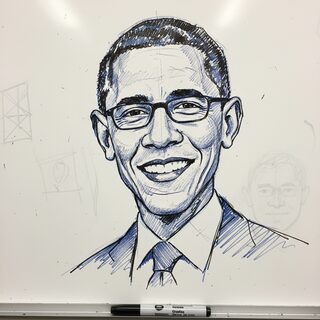 whiteboard &mdash; Obama