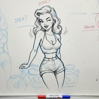 whiteboard &mdash; Pinup Girl