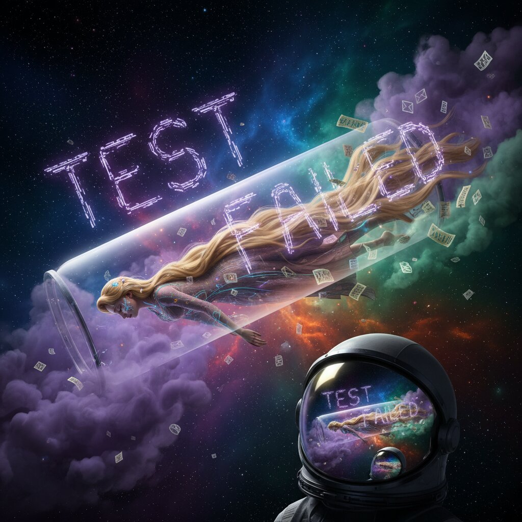outer space &mdash; Rapunzel dead-letter smoke test &mdash; generated image