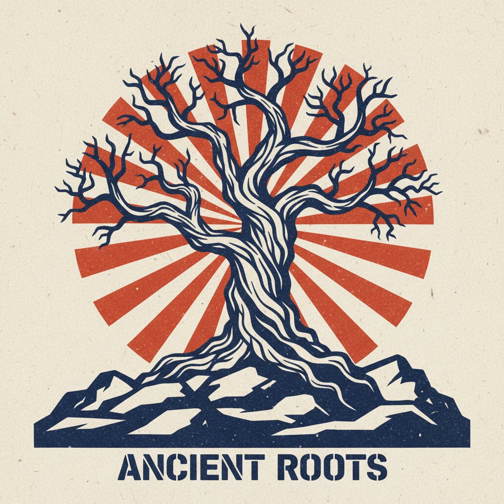 Stencil Graphic Poster &mdash; Tree &mdash; generated image